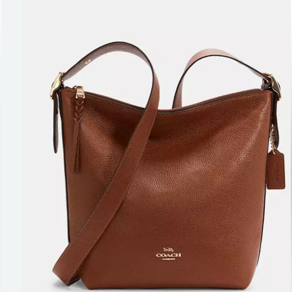 COACH Val Duffle With Refined Pebble Leather